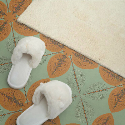 Panneau mural pvc Feuilles disposées selon un motif symétrique