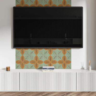 Panneau mural pvc Feuilles disposées selon un motif symétrique