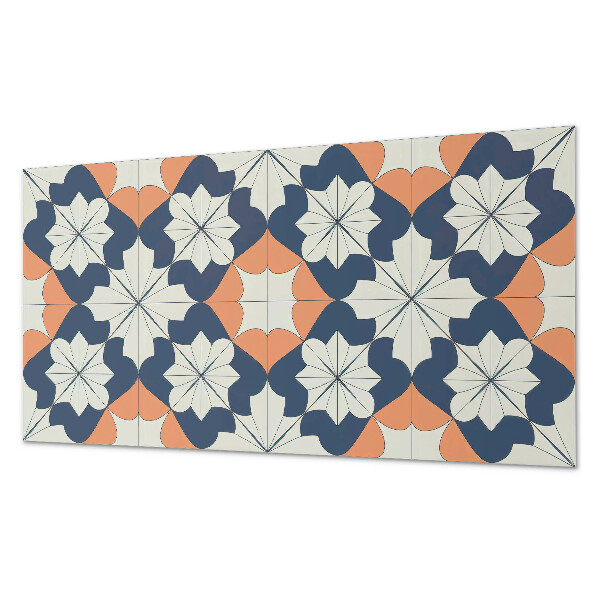 Panneau décoratif intérieur Motif floral géométrique