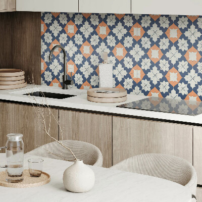 Panneau décoratif intérieur Motif floral géométrique