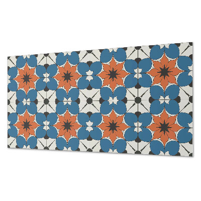 Revêtement mural intérieur Motif floral sur le fond