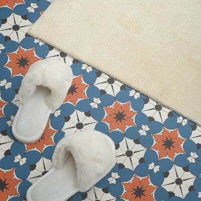 Revêtement mural intérieur Motif floral sur le fond