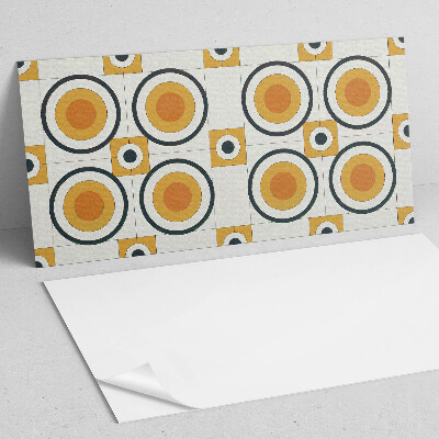 Panneau mural pvc Géométrie des cercles et des carrés