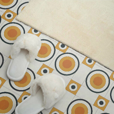 Panneau mural pvc Géométrie des cercles et des carrés