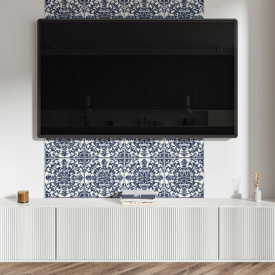 Revêtement mural intérieur Motif floral avec des feuilles