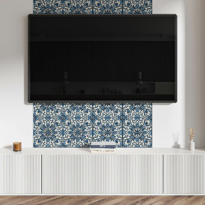 Panneau mural pvc Motif floral avec des feuilles