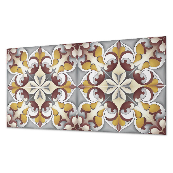 Panneau décoratif intérieur Motif mosaïque florale