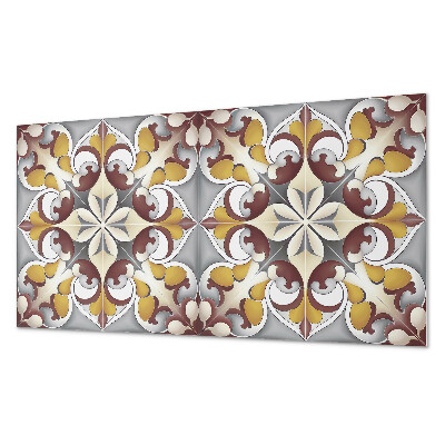 Panneau décoratif intérieur Motif mosaïque florale