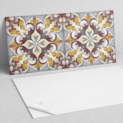 Panneau décoratif intérieur Motif mosaïque florale