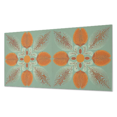 Revêtement mural intérieur Motif floral avec des feuilles
