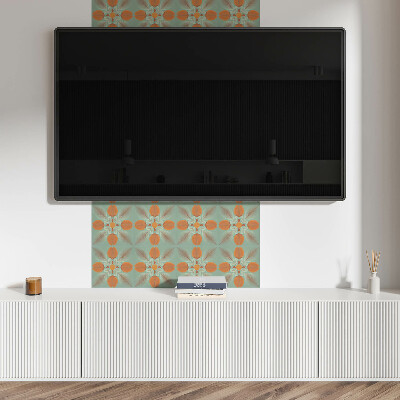 Revêtement mural intérieur Motif floral avec des feuilles