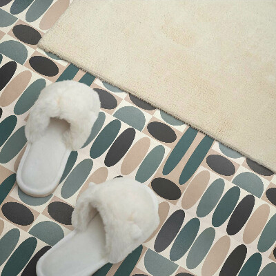 Panneau mural pvc Motif de formes ovales