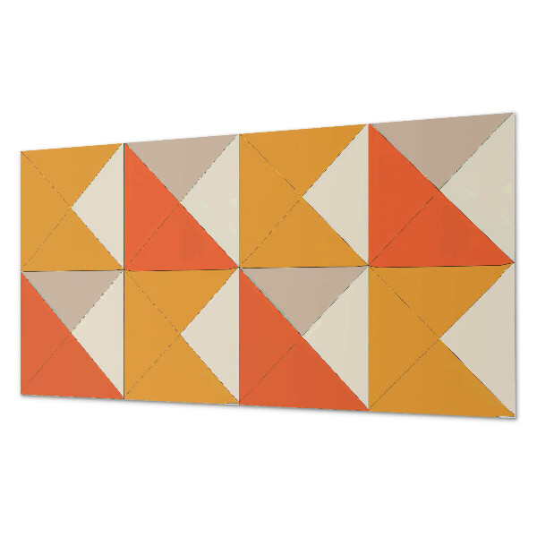 Revêtement mural intérieur Triangles géométriques dans l'arrangement