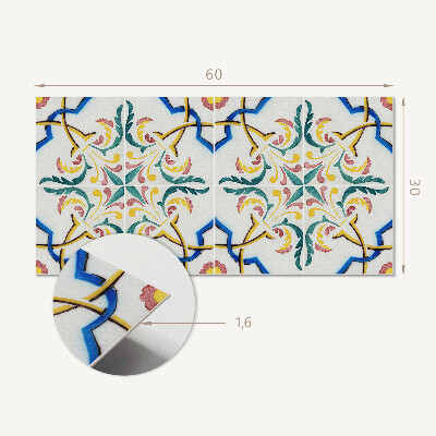 Panneau décoratif intérieur Motif végétal avec ornements