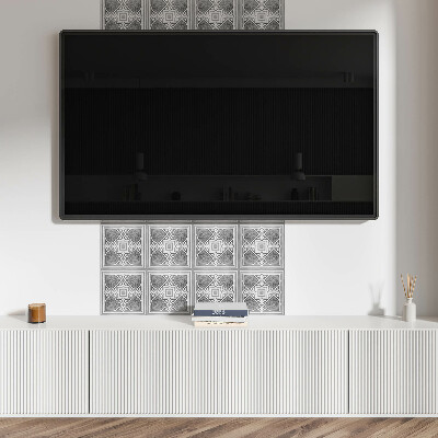 Panneau mural pvc Motif avec des ornements en symétrie