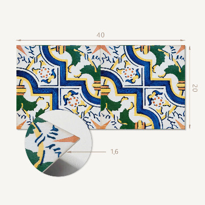 Panneau décoratif intérieur Carreaux à motifs