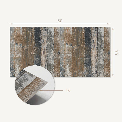 Revêtement mural intérieur Planches de style naturel