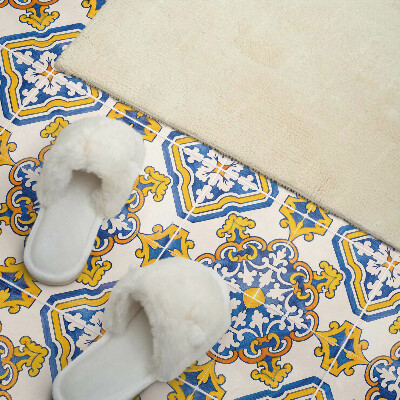 Panneau décoratif intérieur Motif mosaïque avec des fleurs