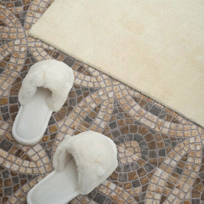 Revêtement mural intérieur Motif mosaïque dans le tissage