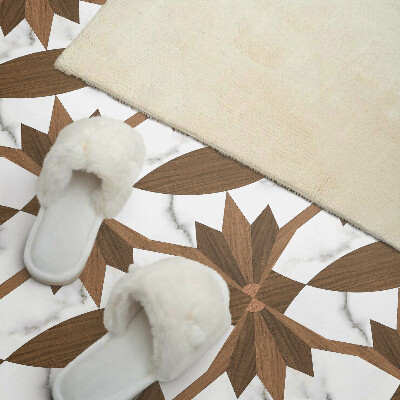 Panneau décoratif intérieur Motif géométrique avec du bois