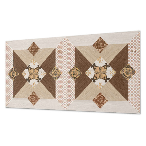 Revêtement mural intérieur Motif en mosaïque avec ornements