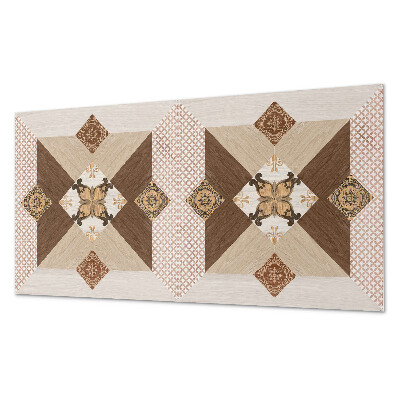 Revêtement mural intérieur Motif en mosaïque avec ornements