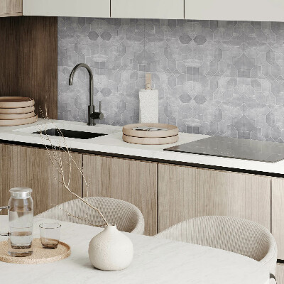 Panneau mural pvc Motif hexagonal en mosaïque