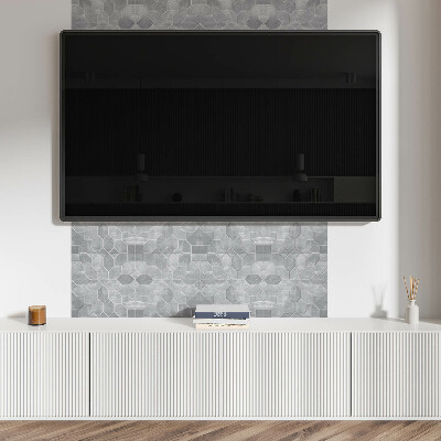 Panneau mural pvc Motif hexagonal en mosaïque