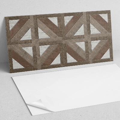 Revêtement mural intérieur Géométrie du bois et du béton