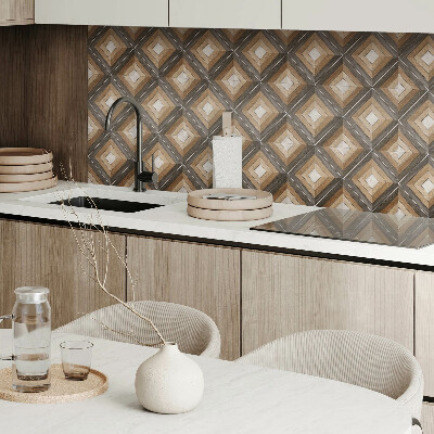 Panneau mural pvc Motif géométrique en losange