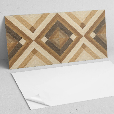 Panneau décoratif intérieur Motif à carreaux géométriques