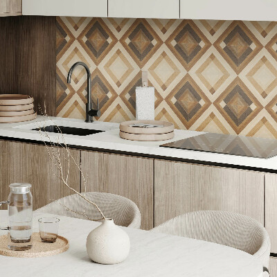 Panneau décoratif intérieur Motif à carreaux géométriques