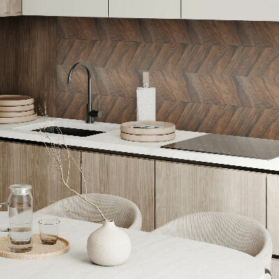 Revêtement mural intérieur Motif de planche à chevrons