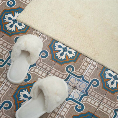 Panneau mural pvc Motif en mosaïque avec ornements