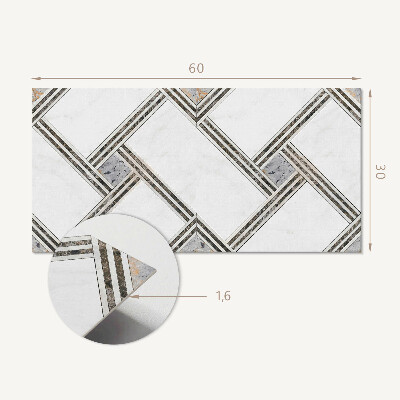 Panneau décoratif intérieur Motif géométrique avec des lignes