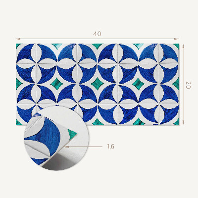 Revêtement mural intérieur Motifs de carreaux géométriques