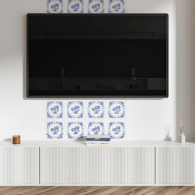 Panneau décoratif intérieur Motif floral en cercle