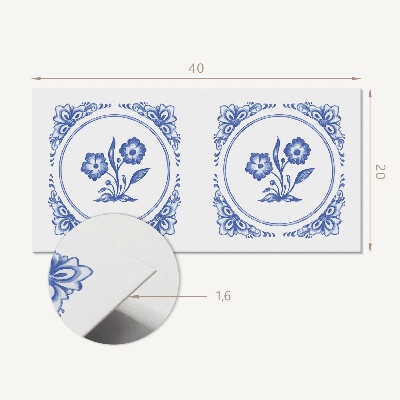 Panneau décoratif intérieur Motif floral en cercle