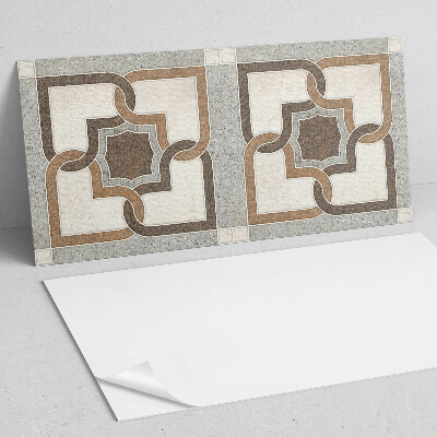 Revêtement mural intérieur Motif de carreaux géométriques