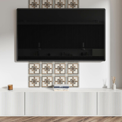 Revêtement mural intérieur Motif de carreaux géométriques