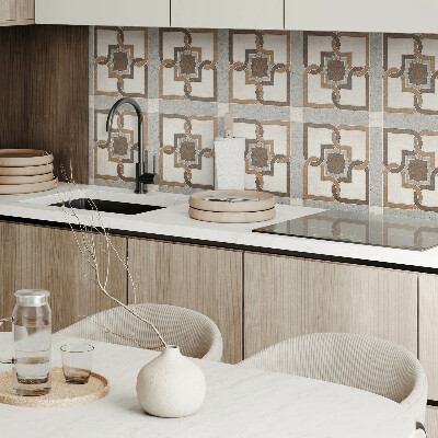 Revêtement mural intérieur Motif de carreaux géométriques