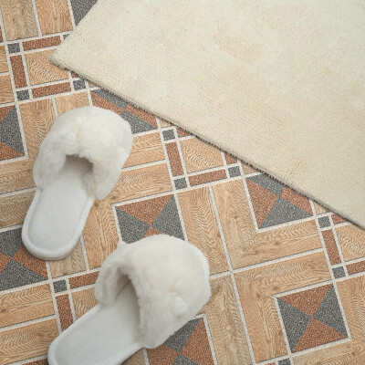 Panneau mural pvc Motif géométrique avec du bois