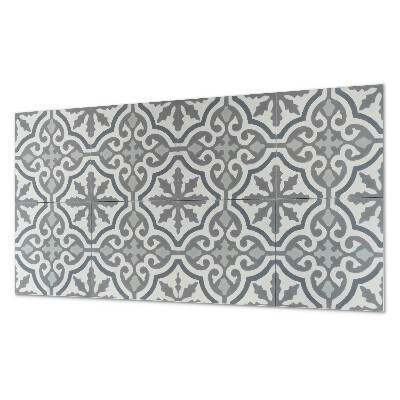 Panneau mural pvc Motif en mosaïque avec ornements