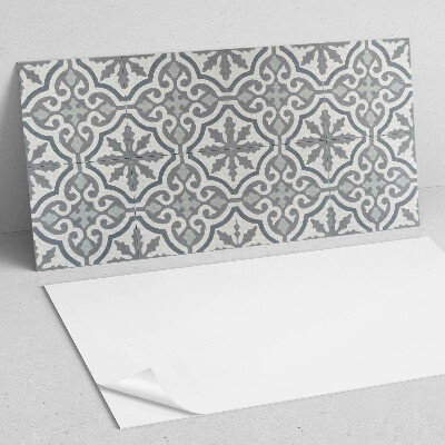 Panneau mural pvc Motif en mosaïque avec ornements