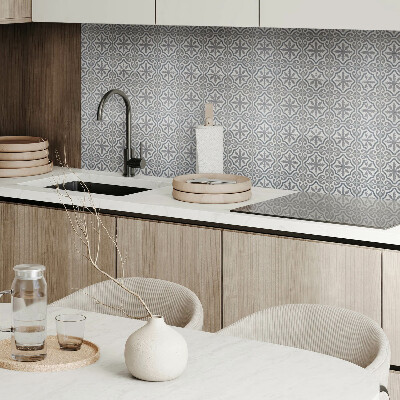 Panneau mural pvc Motif en mosaïque avec ornements