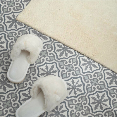 Panneau mural pvc Motif en mosaïque avec ornements