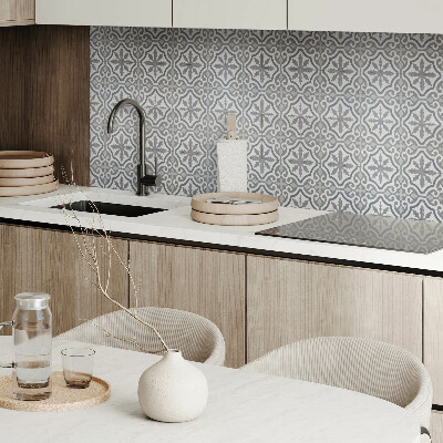 Panneau mural pvc Motif en mosaïque avec ornements