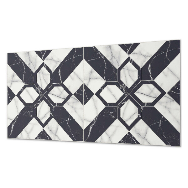Panneau décoratif intérieur Motif géométrique en marbre