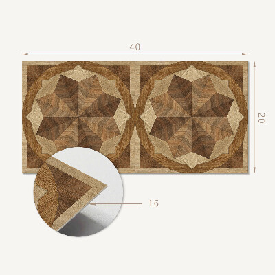 Revêtement mural intérieur Motif géométrique multicouche