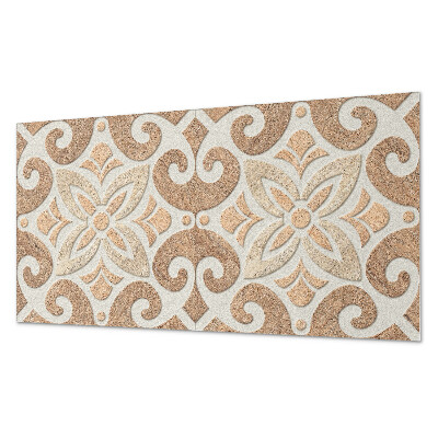 Panneau mural pvc Motif floral avec ornements